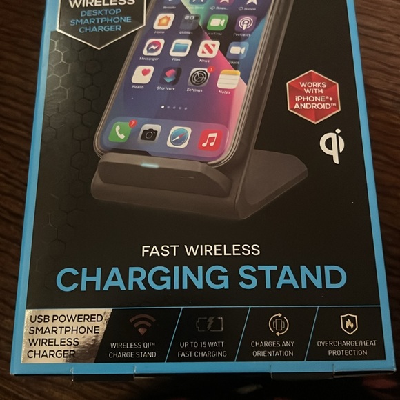 Smart gear fast wireless charging stand USB POWERED SMARTPHONE WIRELESS CHARGER - Picture 6 of 6